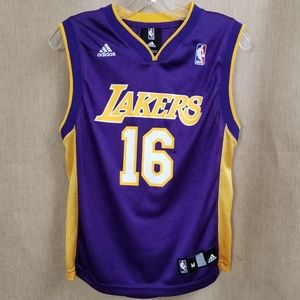 Lakers Basketball Jersey Children's Size M 10-12